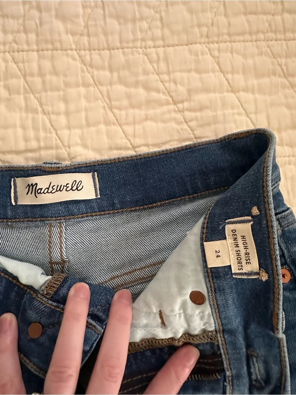 Madewell High-Rise Denim Shorts